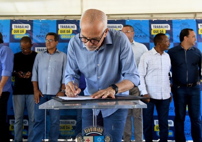 Prefeito Edvaldo Nogueira autoriza 1ª obra do maior pacote de investimentos da história de Aracaju