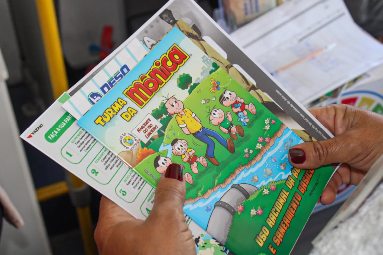 Revista em quadrinhos temática é utilizada pela Deso como ferramenta de educação ambiental